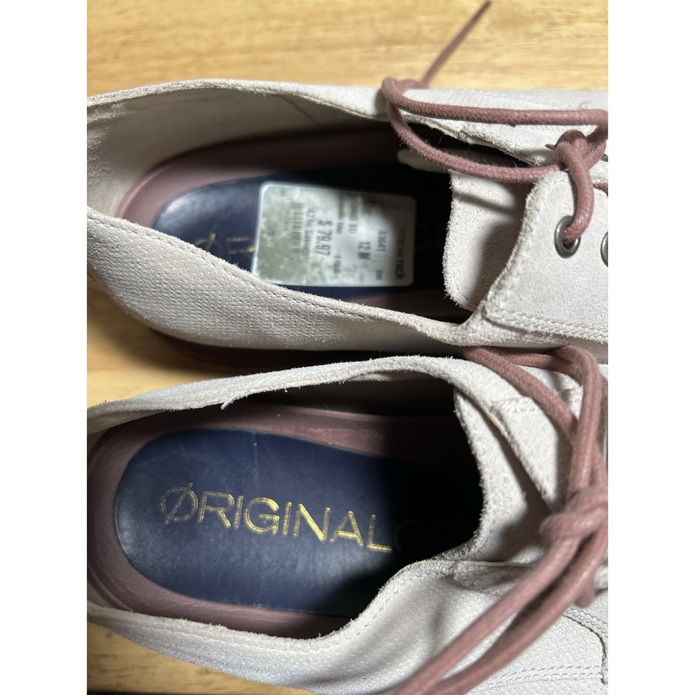 Cole Haan Original Grand Mens 12 Gray Suede Oxford Shoes Lightweight Comfort - Picture 11 of 12